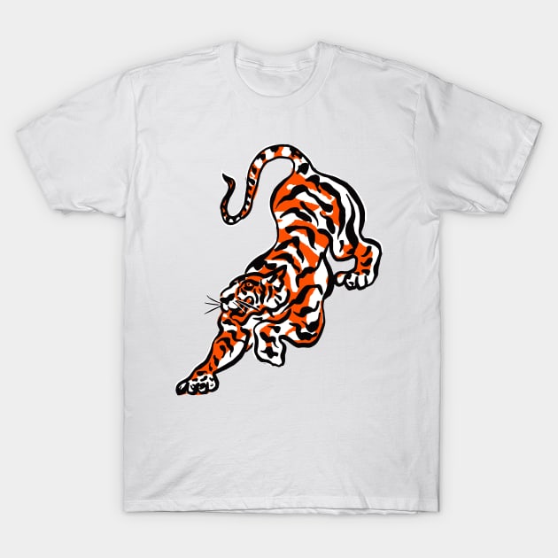 Cincinnati Bengaaaals 13 T-Shirt by Very Simple Graph